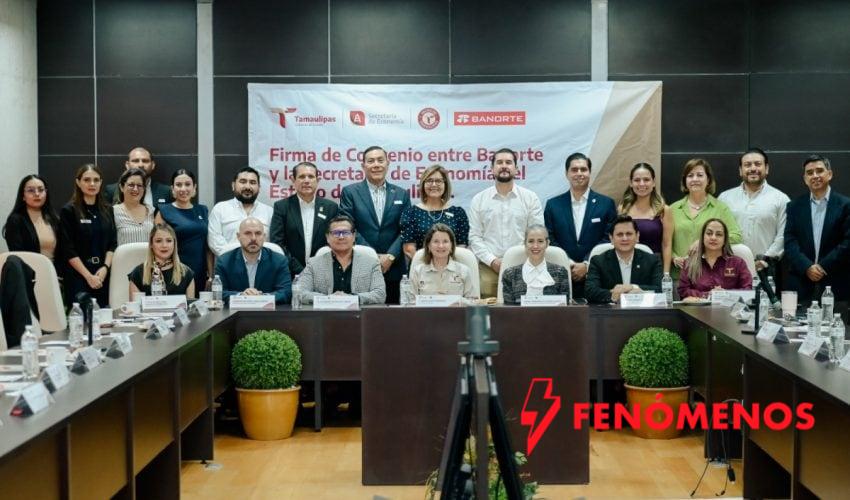 Tamaulipas, primero en formalizar alianza con Banorte en apoyo a las PyMEs