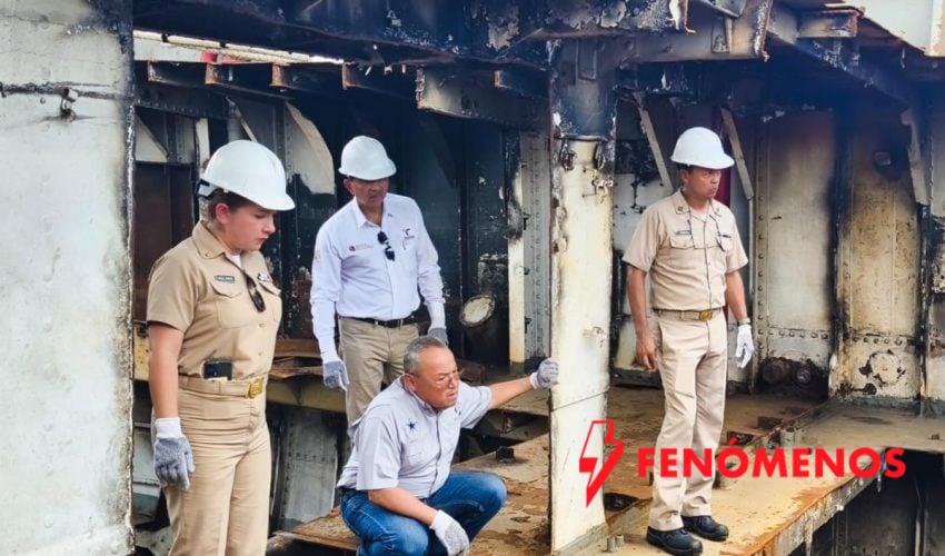 Avanza incorporación del ex-buque Otomí al Sistema Arrecifal Artificial de Tamaulipas