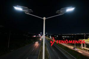 Felifer Macías supervisa la instalación de 330 nuevas luminarias en el Libramiento Norponiente