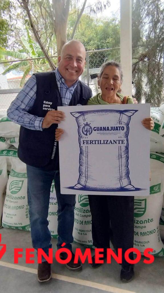 La Secretaria del Campo fortalece la productividad con entrega de fertilizante en Guanajuato Capital.