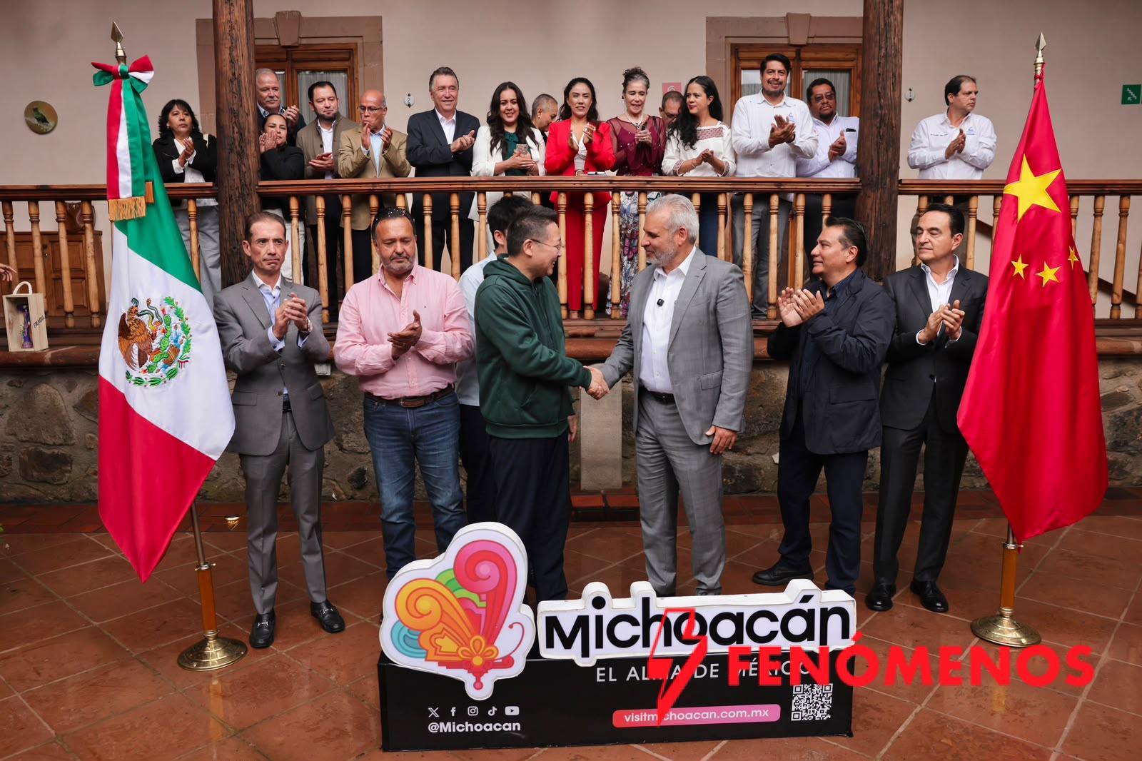 Bedolla y embajador de China impulsan agenda económica, turística y cultural para Michoacán
