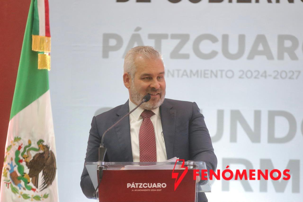 Pátzcuaro tiene otra cara, la transformación se nota: Bedolla