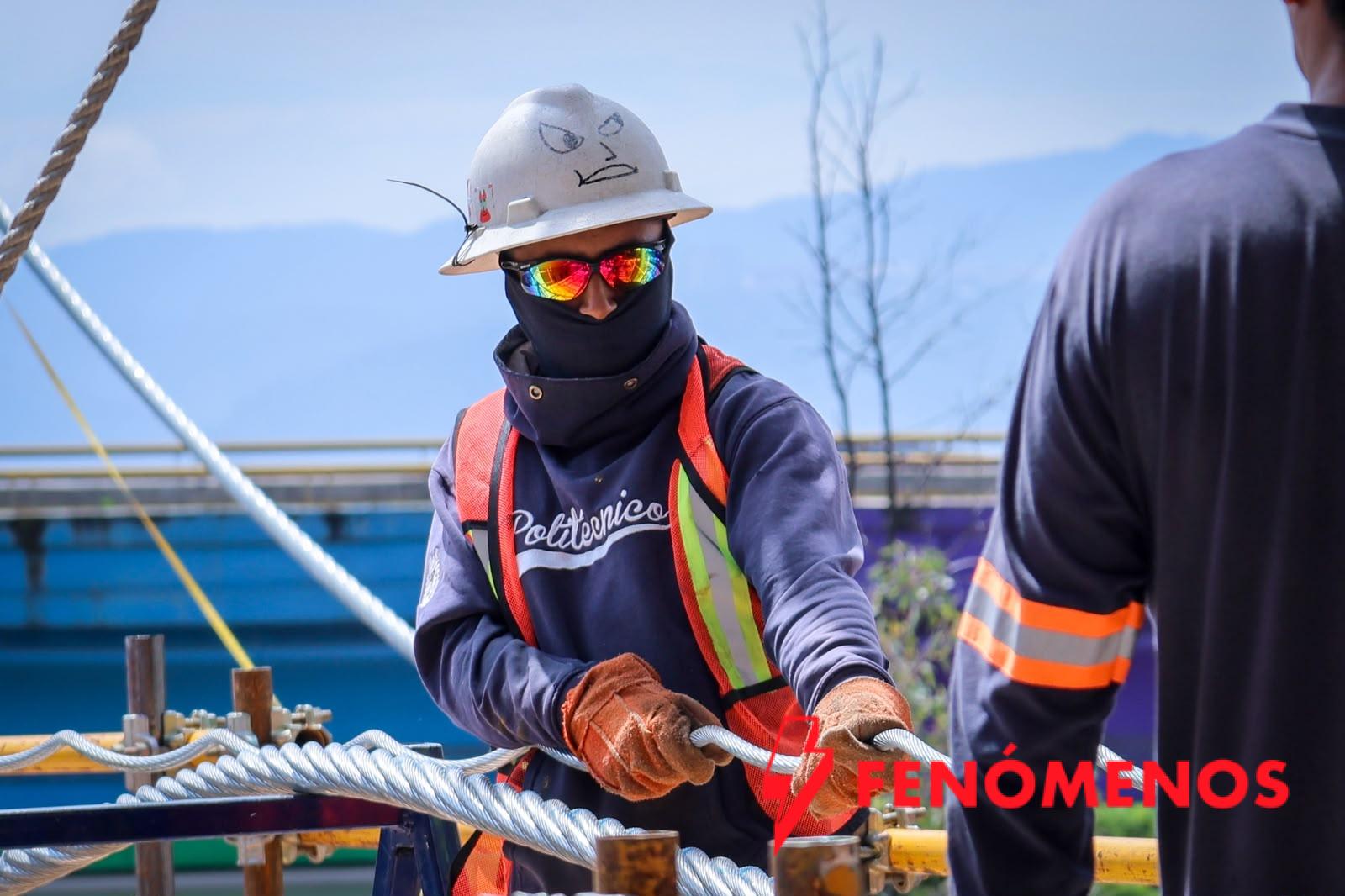 Teleférico de Morelia concluye empalme del cable portador; avanza hacia pruebas electromecánicas