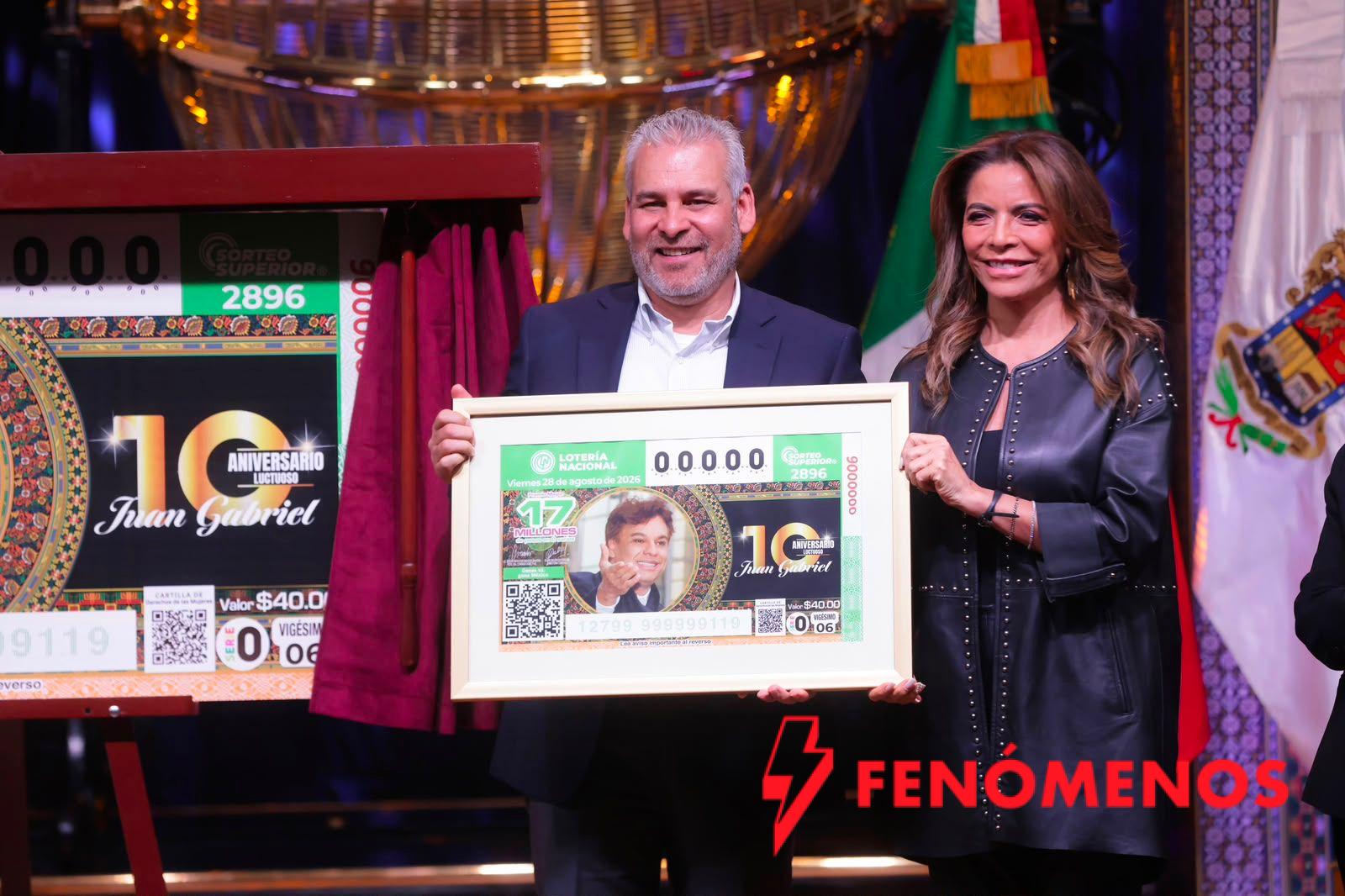 Juan Gabriel, el amor eterno de México en la Lotería Nacional: Bedolla