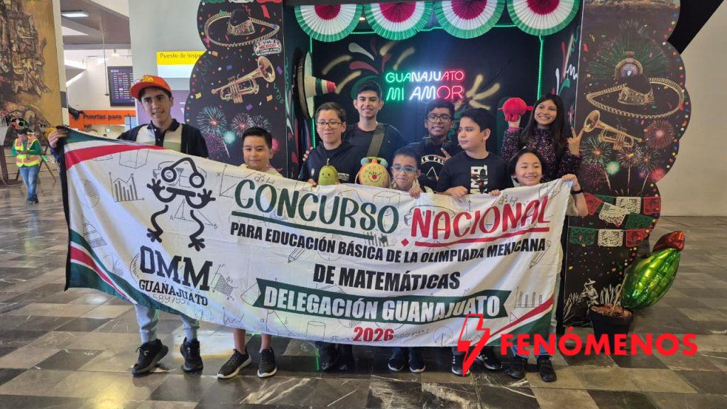 Nueve estudiantes representarán a Guanajuato en la Olimpiada Mexicana de Matemáticas para Educación Básica 2026