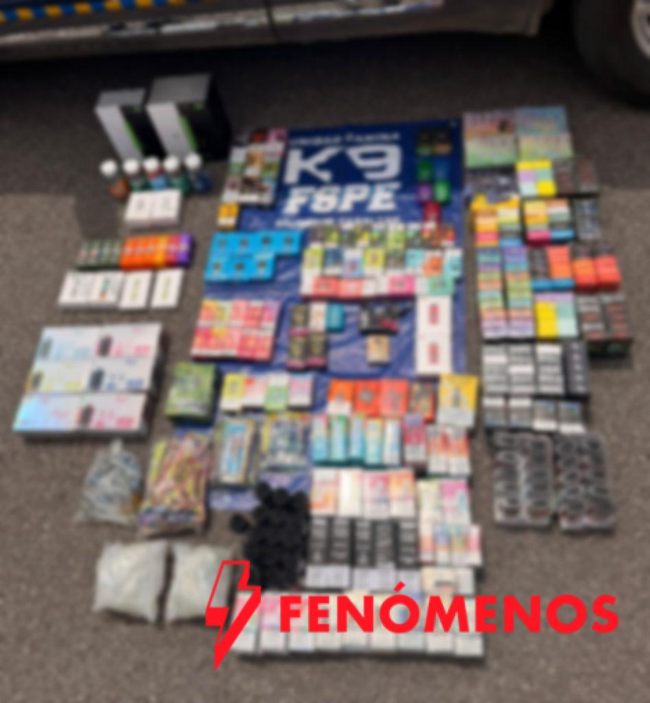 Detecta oficial canino 330 vapeadores en paquetería de Salamanca    