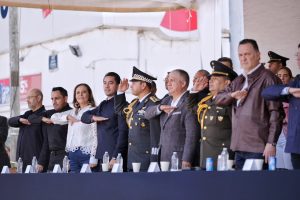 Imagen de Felifer Macías, en el Desfile Cívico Militar por la Independencia de México 3