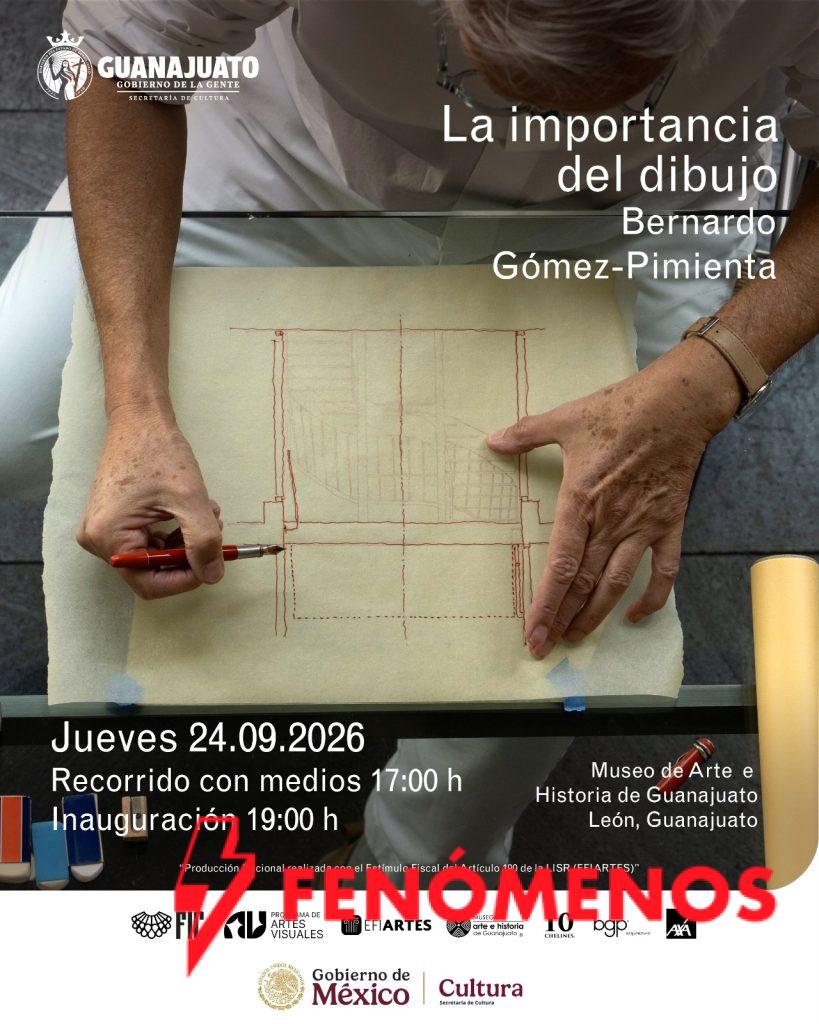 El Circuito Cervantino llega a León con La importancia del dibujo, de Bernardo Gómez-Pimienta