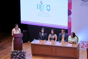 Imagen de Felifer Macías a favor de la democracia en el Informe Anual de Actividades 2025 del IEEQ 2