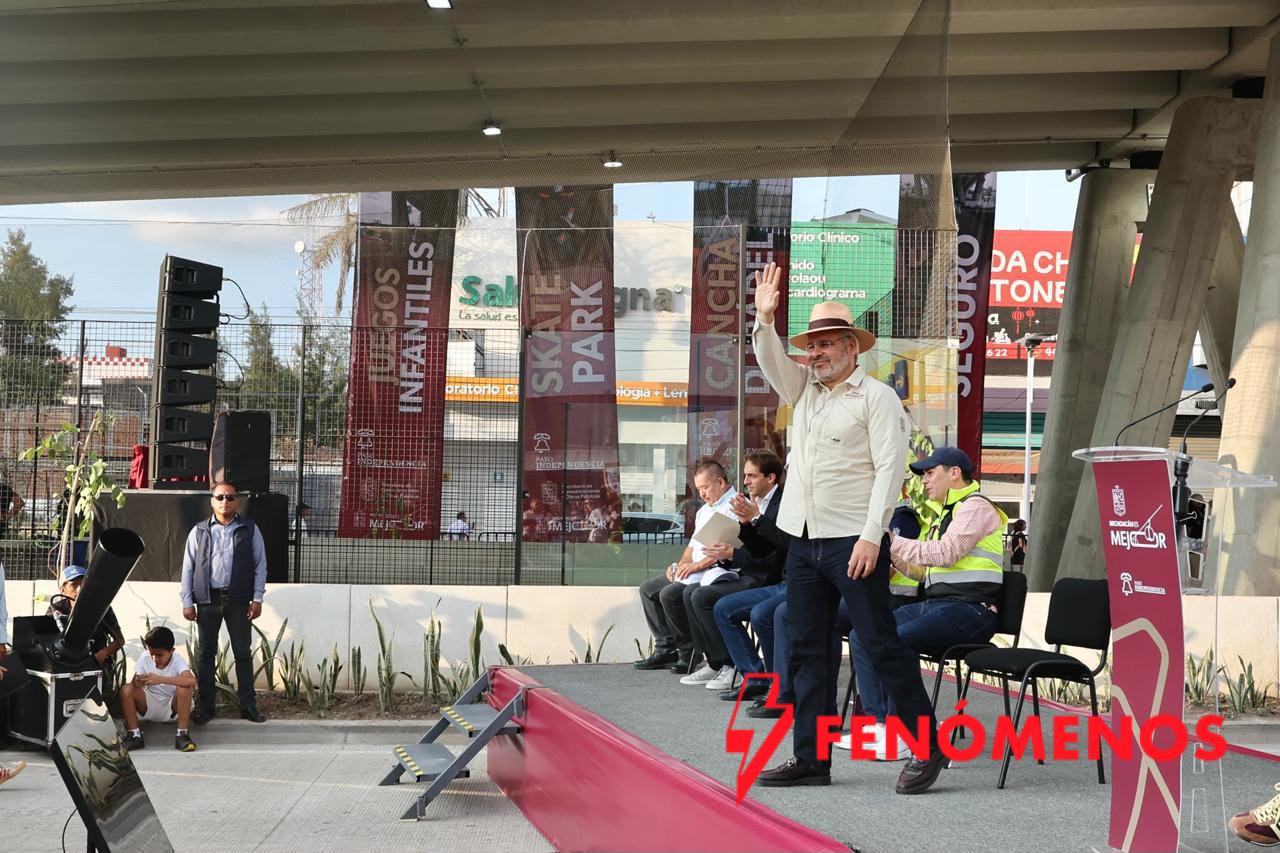 Inaugura Bedolla bajopuente del paso superior Independencia para agilizar la circulación al sur de Morelia