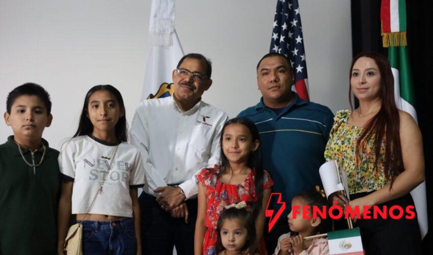 Entrega ITM actas de doble nacionalidad a niñas, niños y adolescentes de familias victorenses