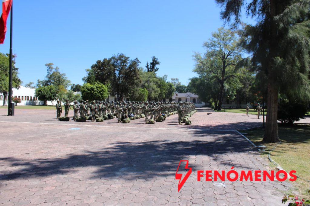 DESPLIEGA SECRETARÍA DE LA DEFENSA NACIONAL 600 INTEGRANTES PARA REFORZAR LA SEGURIDAD EN GUANAJUATO