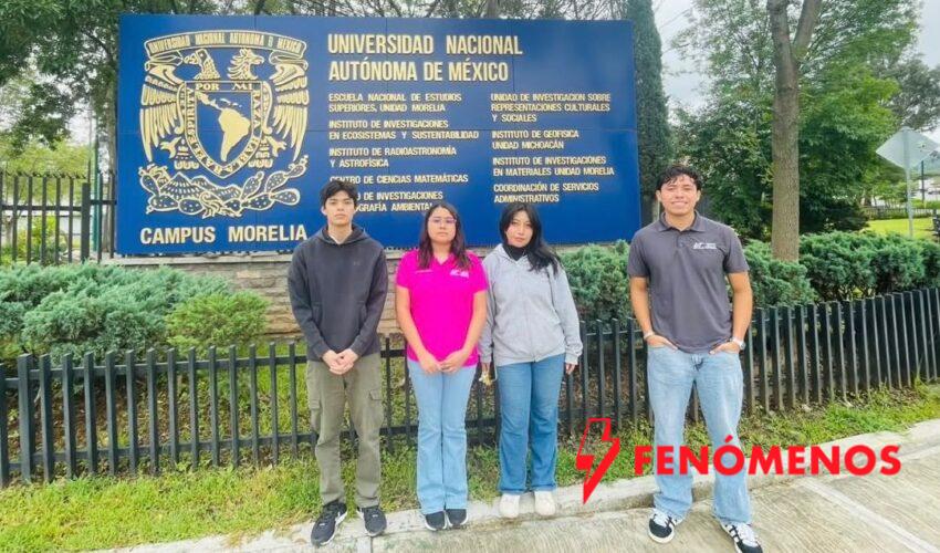 Amplían estudiantes de la UT Nuevo Laredo sus conocimientos científicos mediante una estancia en la UNAM