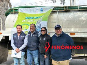 Municipio de Querétaro, CEA y FIQMA firman convenio para promover el uso de recibos digitales y la plantación de árboles