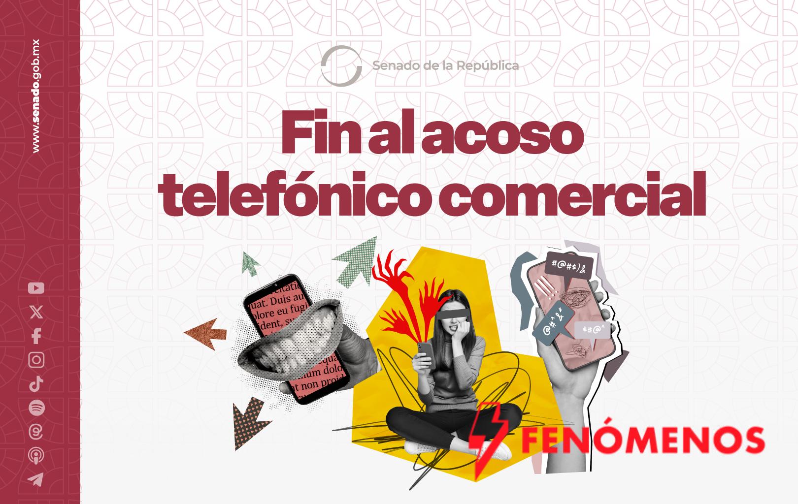 Senado aprueba reforma contra el acoso telefónico