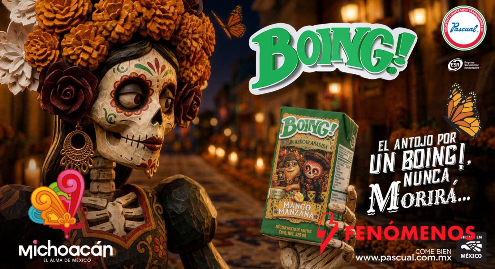 La Noche de Muertos en Michoacán vestirá los productos Boing en todo México