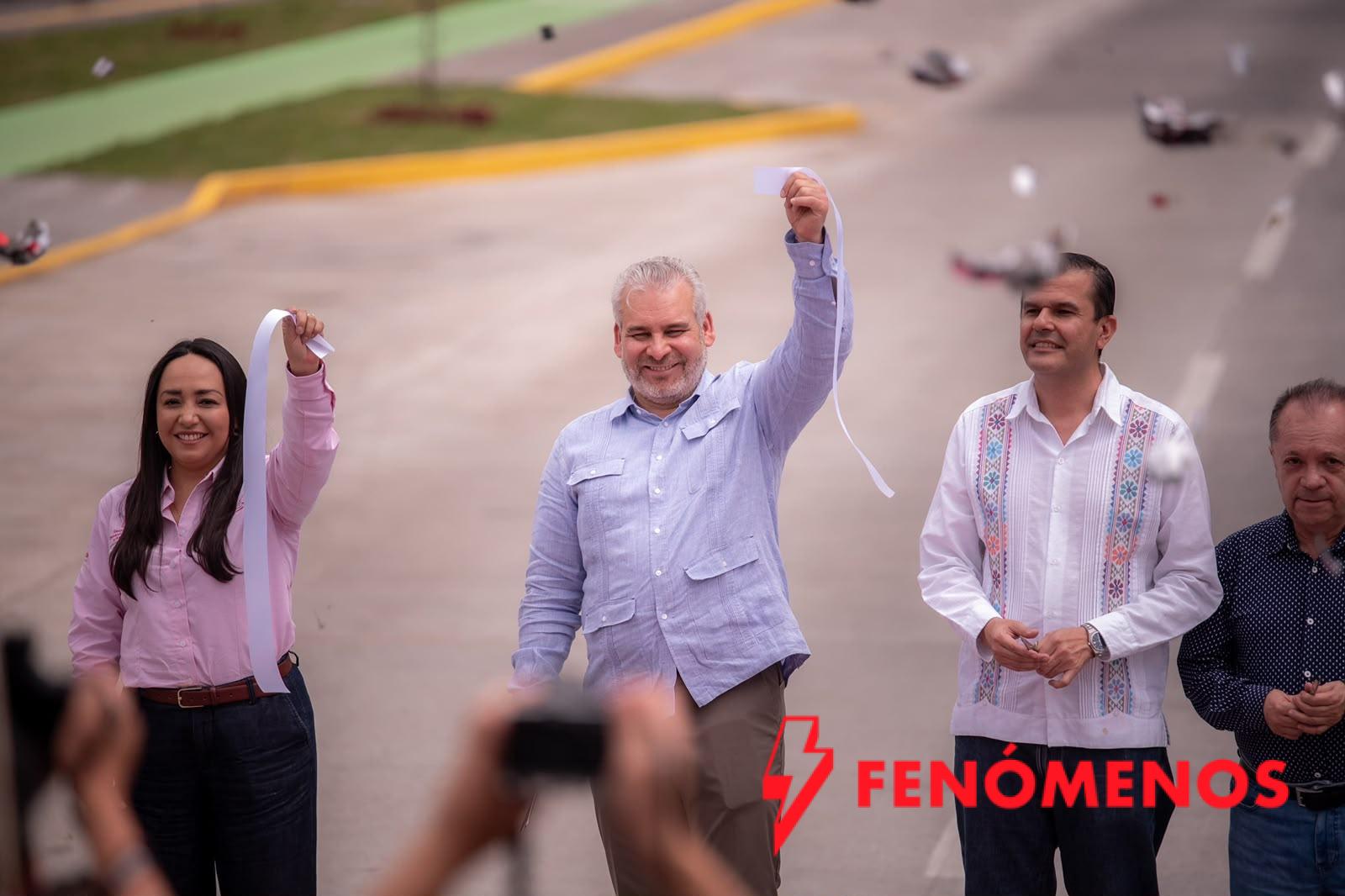 Con inversión 100% estatal, entrega Bedolla renovado el Boulevard Industrial en Uruapan