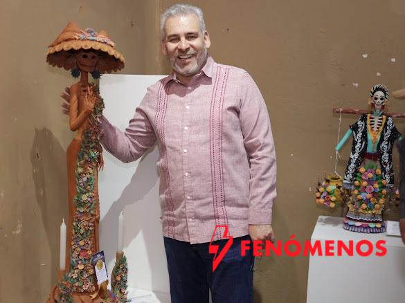 Destaca Bedolla consolidación de la Feria de la Catrina, al pasar de 20 a 260 artesanos