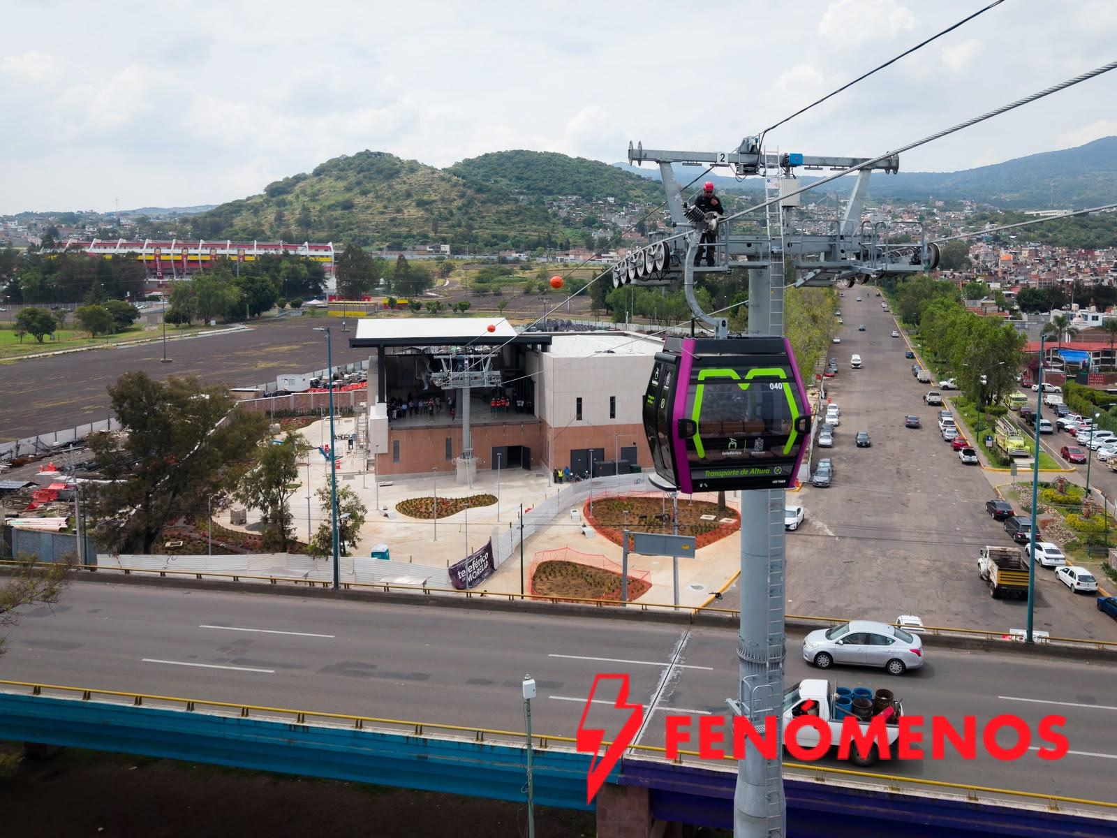 Primera fase del teleférico de Morelia conectará del Estadio Morelos al obelisco en minutos: Bedolla