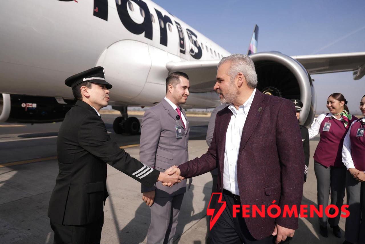 Michoacán impulsa su turismo con inversión de mil mdp en el Aeropuerto de Morelia: Bedolla