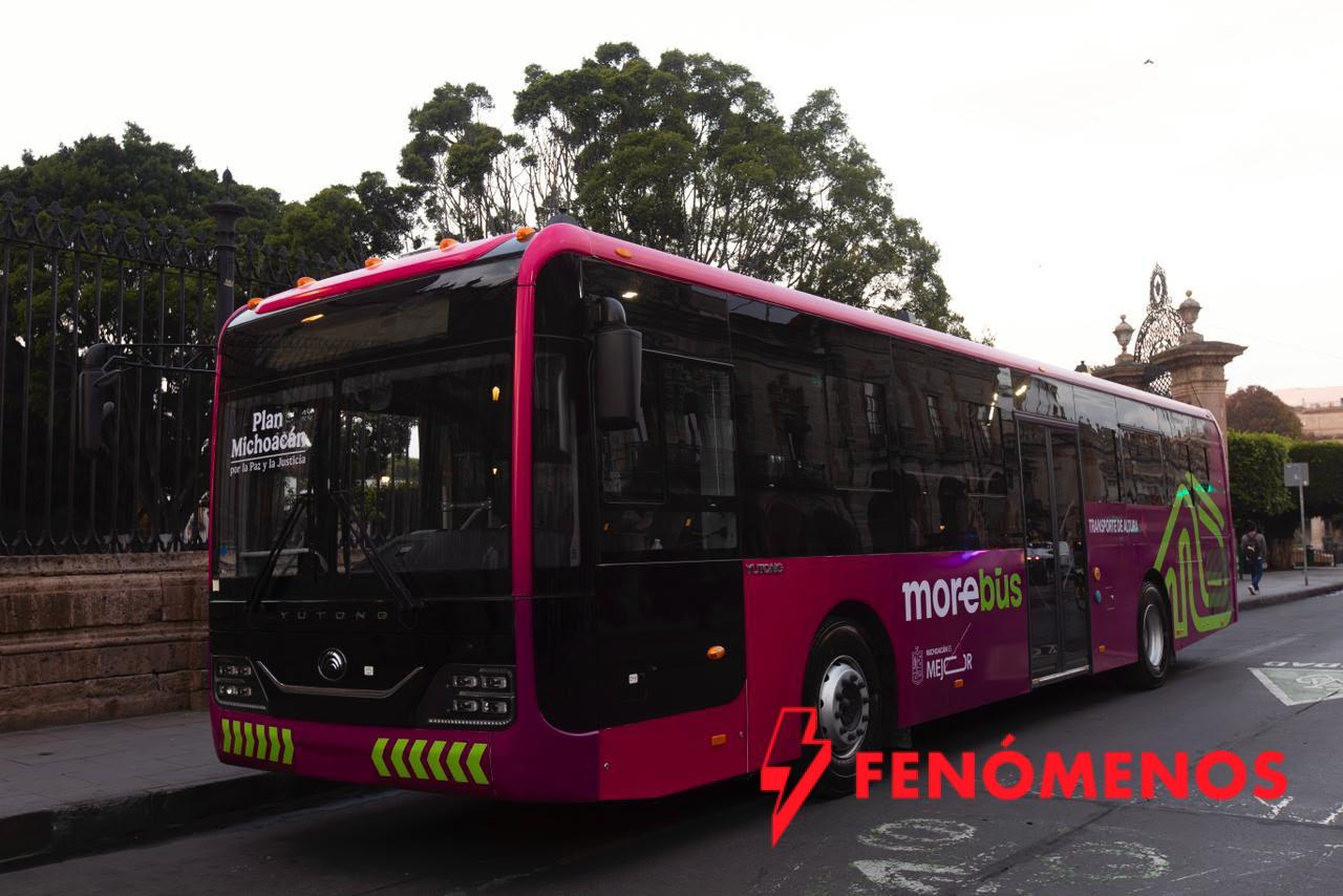 Morebús contará con unidades híbridas Yutong H12 para mejorar la movilidad en Morelia