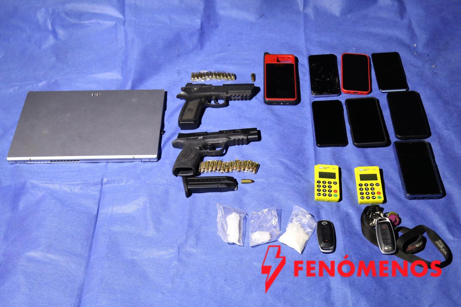 Guardia Civil detiene a 5 personas con armas de fuego y droga en Cuitzeo