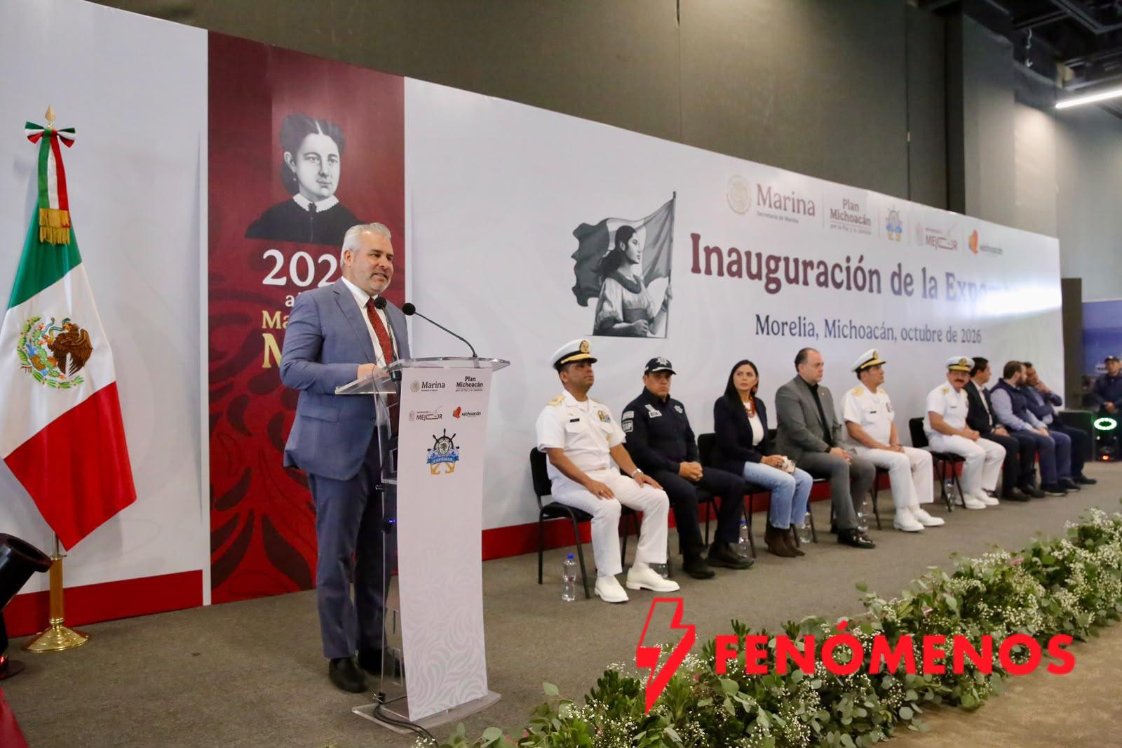 Reconoce Bedolla amplia participación de la Marina en el rescate del lago de Pátzcuaro