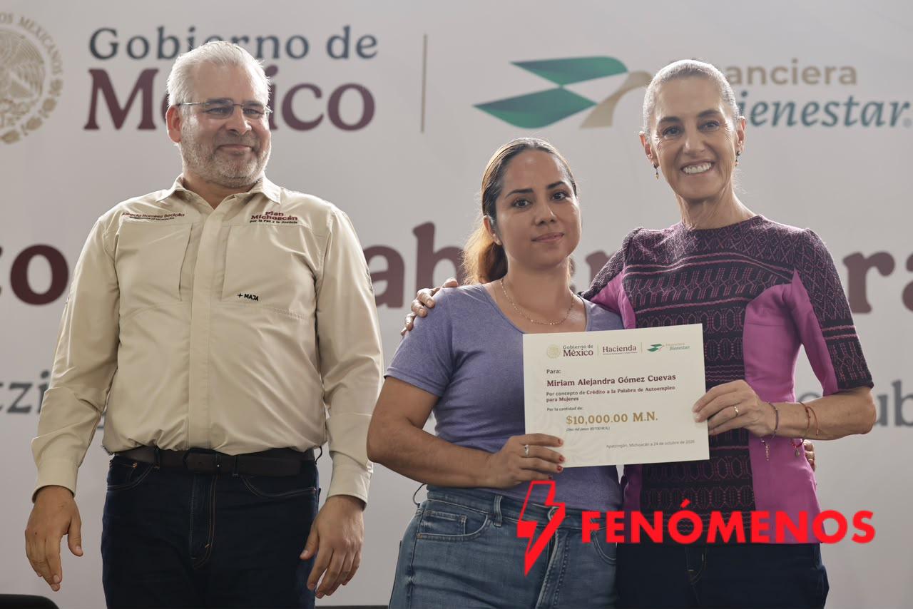 Desde Apatzingán, Bedolla cierra filas con Sheinbaum en defensa de la soberanía nacional