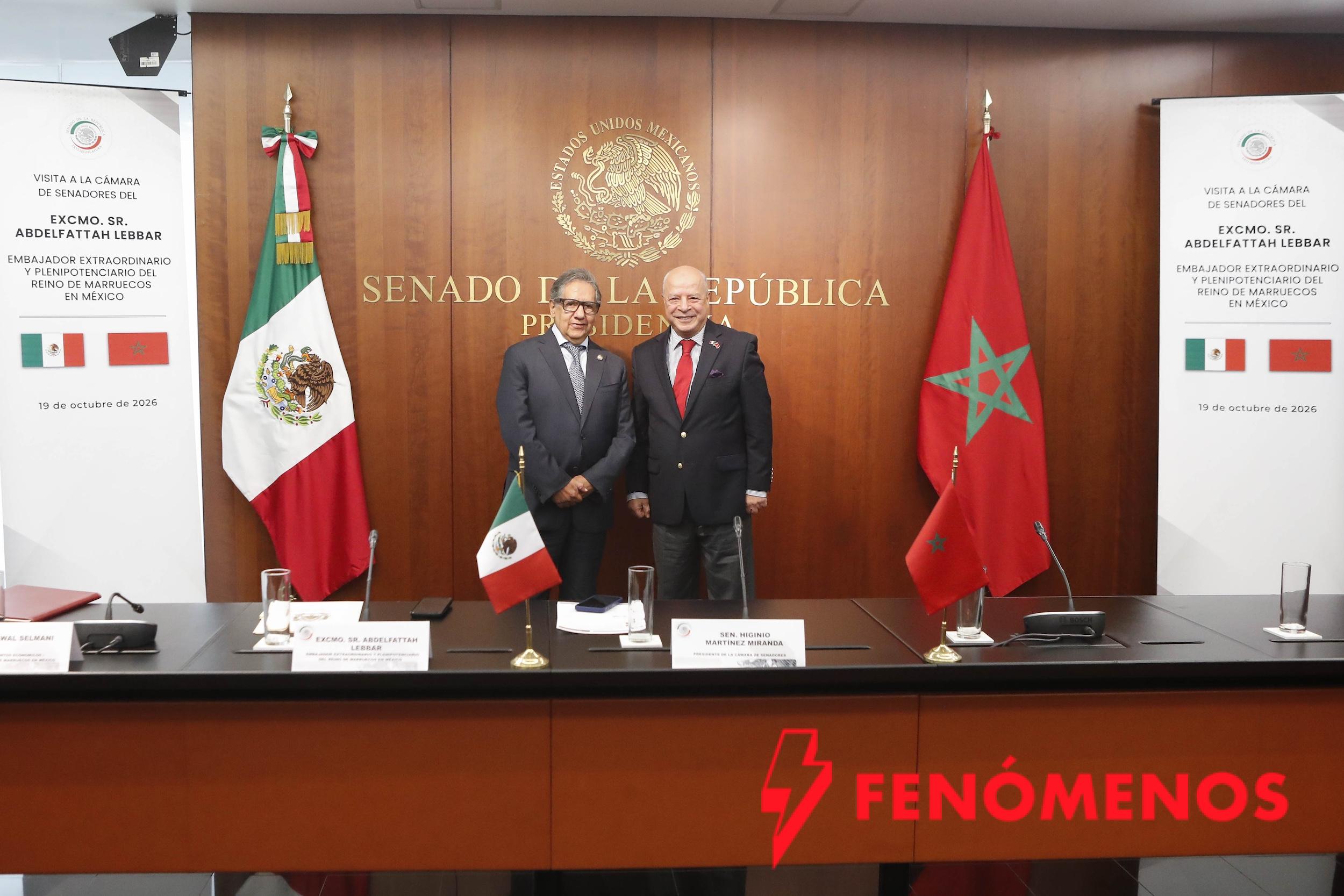 México y Marruecos buscan darle un nuevo impulso a la cooperación parlamentaria